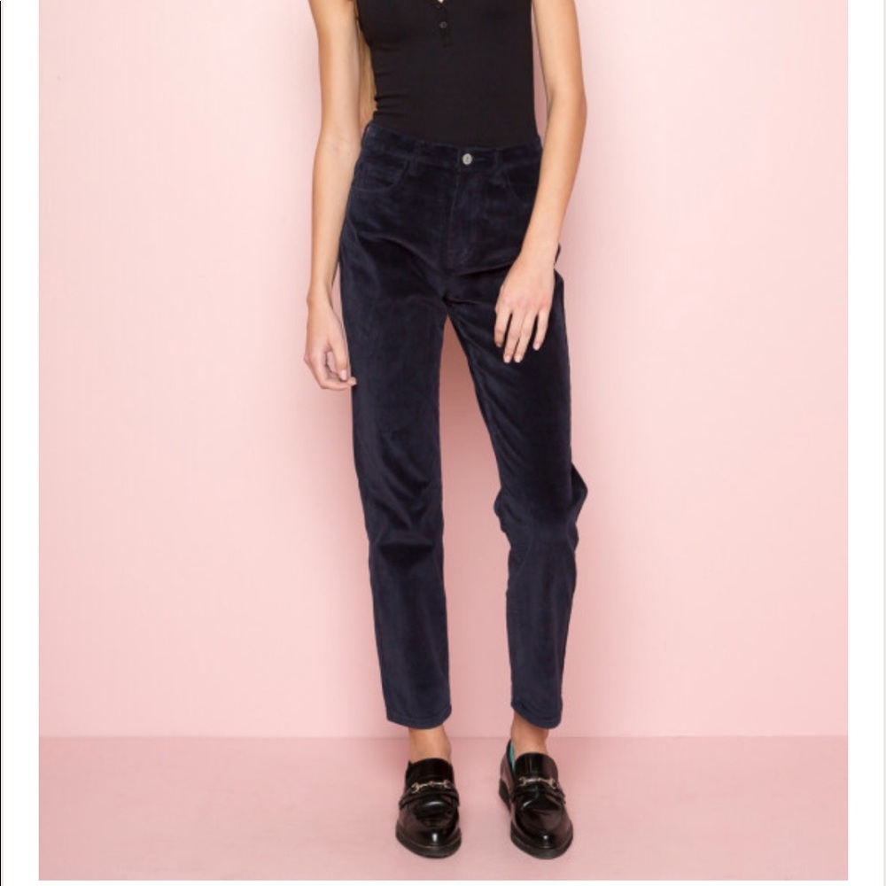 JANE CORDUROY PANTS BLUE